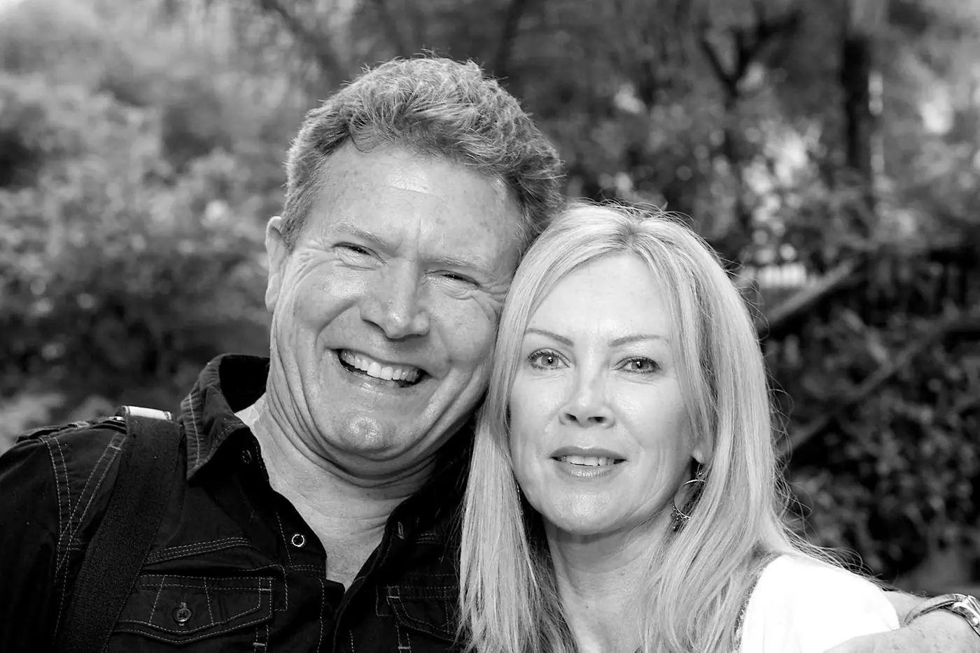 Rob and Glenda Rufus, founders of City Church International, in black and white.